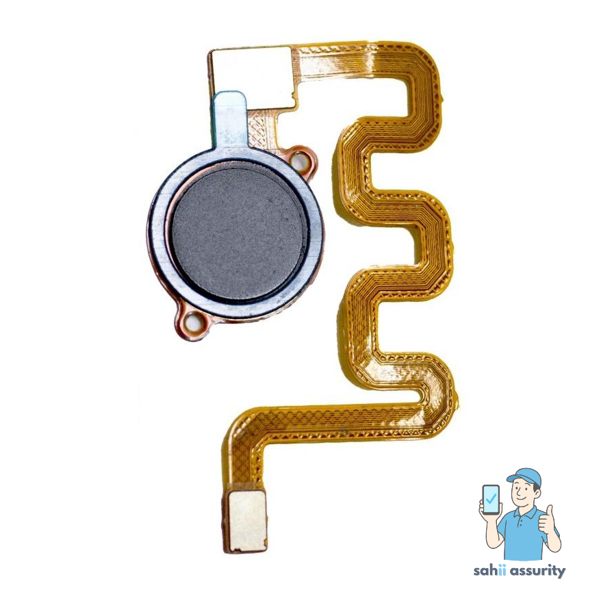 Fingerprint Sensor with Flex Cable for Xiaomi Redmi 6 Pro Black thumbnail